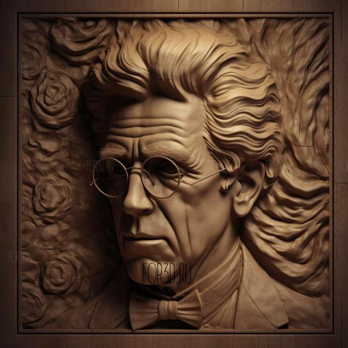 Gustav Mahler 4 stl model for CNC
